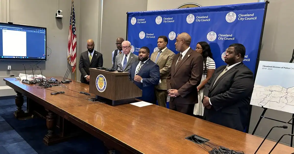 Cleveland city council members press conferance: Credit Cleveland City coucil