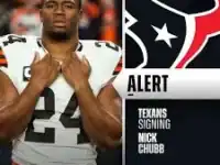 Houston Texans sign former Cleveland Browns star running back Nick Chubb