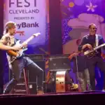 Colin Cook jams with Stanley-Clarke during the Tri=C Jazz Festival